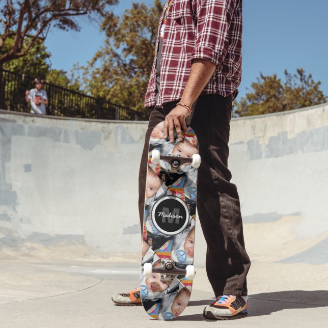 Customize Your photo pattern Monogram Skateboard (Outdoor 2)