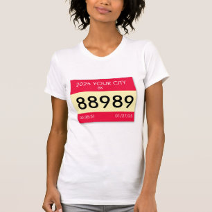 Customize your race bib on a unique shirt1 T-Shirt