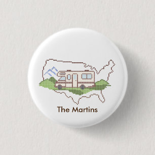 Customize Your Road Trip USA Button