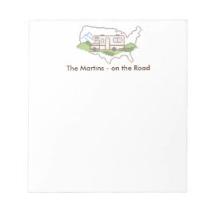 Customize Your Road Trip USA Notepad