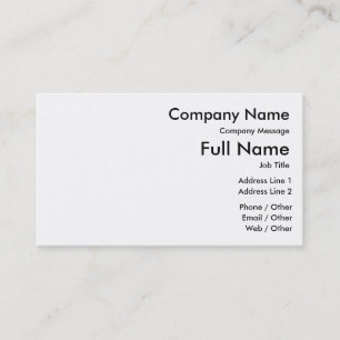 Customize Your Standard Business Card, 100 pack Business Card