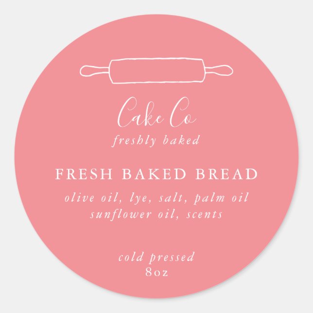 Customizeable Baking Stickers (Front)