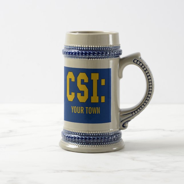 CUSTOMIZEABLE CSI Products Beer Stein (Right)