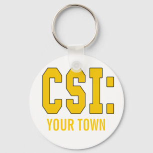 CUSTOMIZEABLE CSI Products Keychain