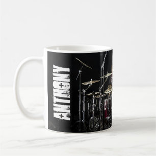 Customizeable Editable Name Drummer Coffee Mug