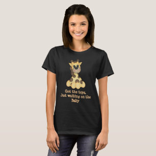 Customizeable Giraffe Maternity T-Shirt