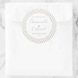 Customizeable Soap Label Pattern Modern