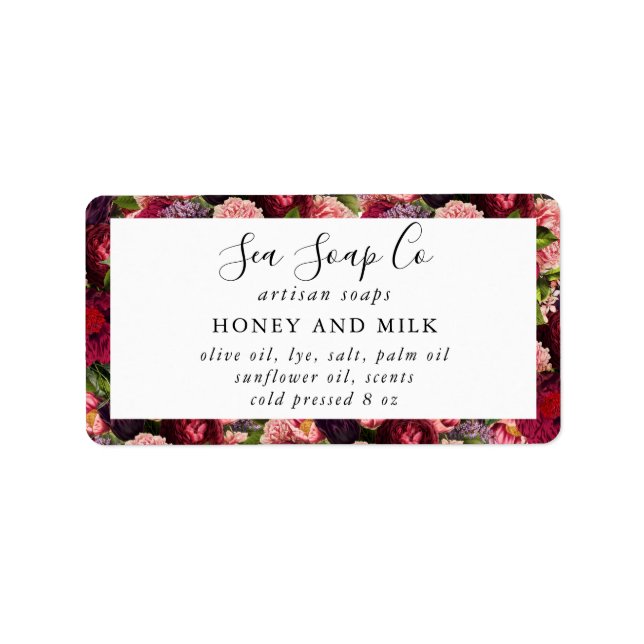 Customizeable Soap Labels (Front)