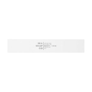 Customizeable Soap Stickers Invitation Belly Band
