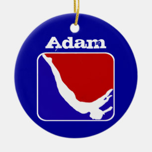 Customizeable Trampoline gymnast ornament