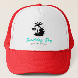 Customized 20th 30th 40th 50th Birthday Boy Squad Trucker Hat
