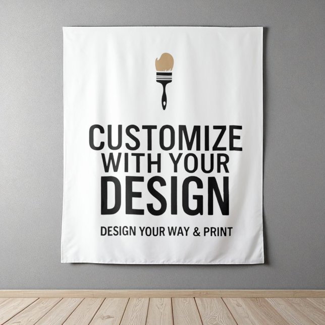 Customized 68x80" Company Branded  Personalized  Tapestry (Creator Uploaded)