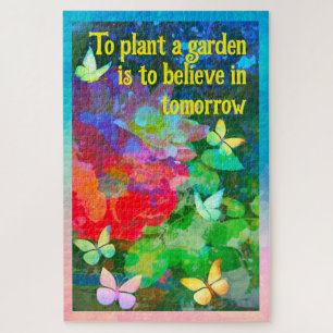 Customized Abstract Rose Garden  Jigsaw Puzzle