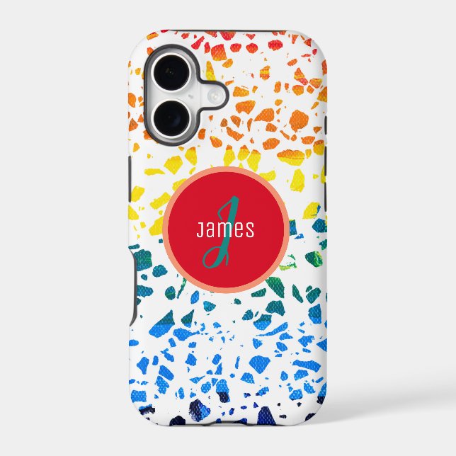 Customized Abstract Terrazzo Colourful Pattern  (Back)