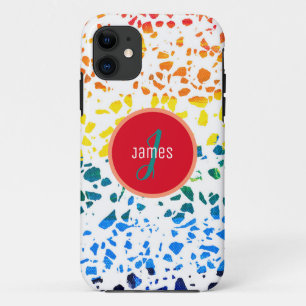 Customized Abstract Terrazzo Colourful Pattern  iPhone 11 Case