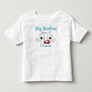 Customized Add a Name Dogs Big Brother Toddler T-shirt