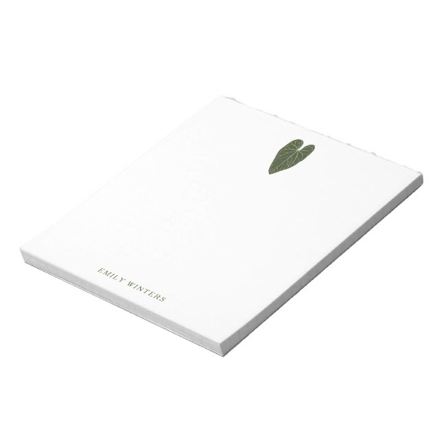 Customized Anthurium Notepad (Rotated)