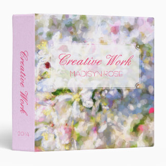 Customized Apple Blossom Painting Binder