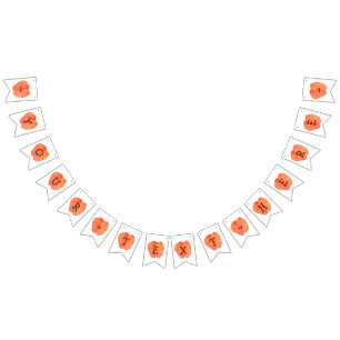 Customized Apple Bunting Bunting Flags