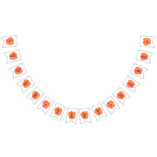 Customized Apple Bunting Flags