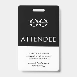 Customized Attendee Name Badge