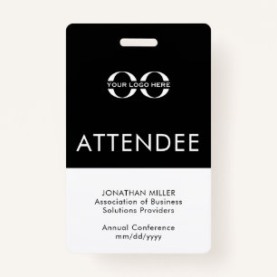 Customized Attendee Name Badge