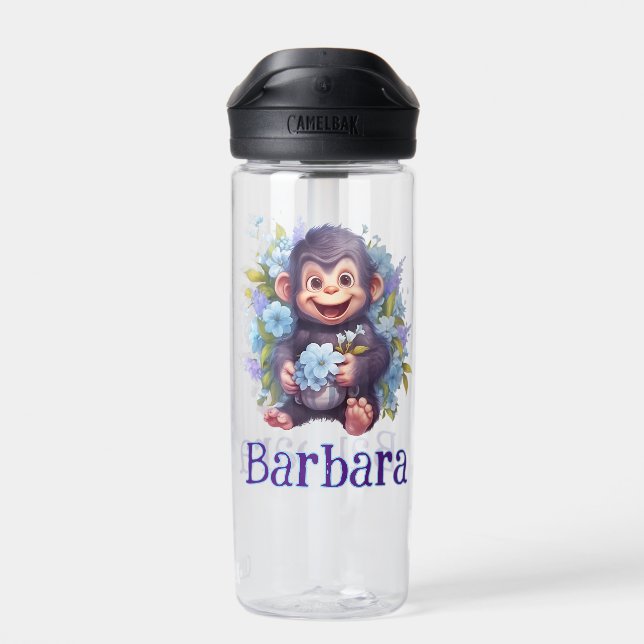 Customized Baby Monkey Water Bottle (Back)