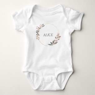 Customized Baby Name Bodysuit