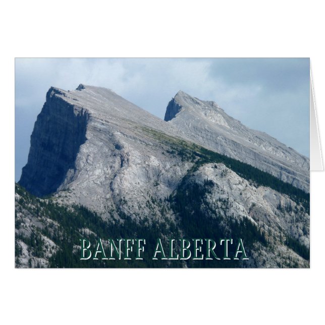 Customized Banff  Alberta Card Banff Souvenir Car (Front Horizontal)