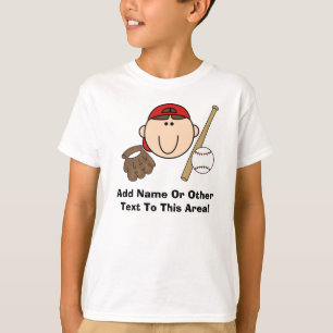 Customized Baseball Player Kids T-shirt