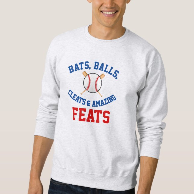 Customized # baseball  sweatshirt (Front)