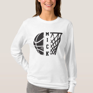 Customized Basketball with Your Name or Team T-Shirt