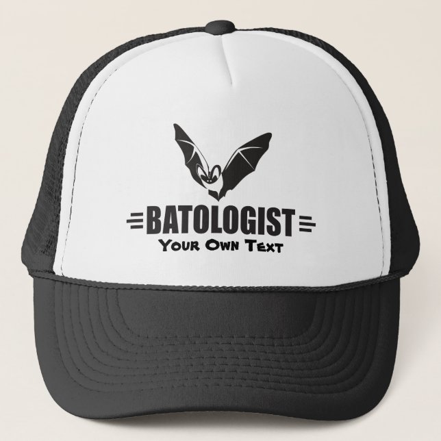 Customized Bat Trucker Hat (Front)
