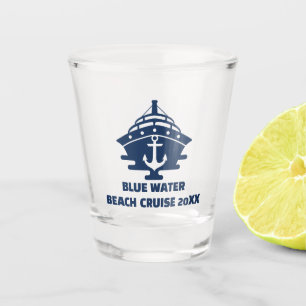 Customized Beach Cruise Nautical Anchor Shot Glass