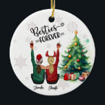 Customized Best Friend Christmas Gift 2024 Ceramic Ornament<br><div class="desc">The "Customized Best Friend Christmas Gift 2024 Ceramic Ornament" is a personalized and memorable addition to your holiday decorations for the year 2024. With customization options, you can add your best friend's name or a special message, creating a unique and cherished keepsake. This ceramic ornament serves as a beautiful tribute...</div>