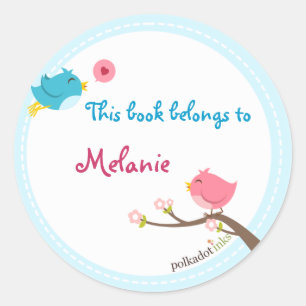 Customized Birdie Stickers Book