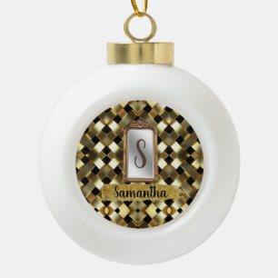 Customized Birthday Gift For Wife, Friend, Sister Ceramic Ball Christmas Ornament