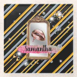 Customized Birthday Gift For Wife, Friend, Sister Glass Coaster
