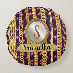 Customized Birthday Gift For Wife, Friend, Sister Round Pillow