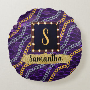 Customized Birthday Gift For Wife, Friend, Sister Round Pillow