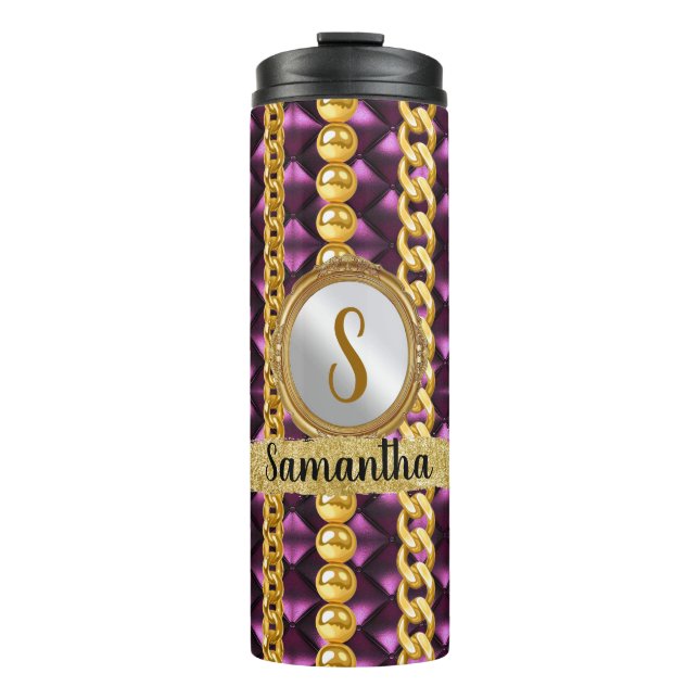 Customized Birthday Gift For Wife, Friend, Sister Thermal Tumbler (Front)