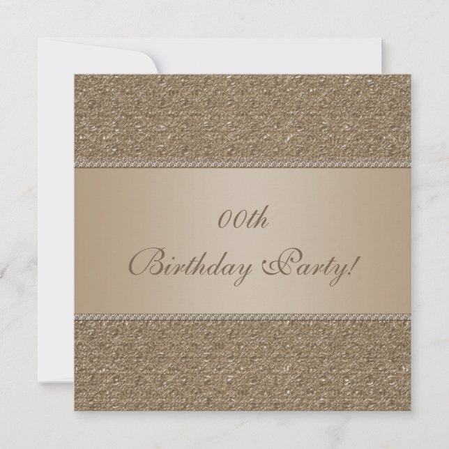 Customized Birthday Party Invitations (Front)