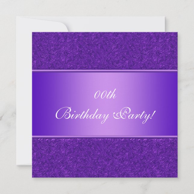 Customized Birthday Party Invitations (Front)