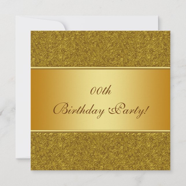 Customized Birthday Party Invitations (Front)
