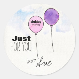Customized Birthday Wishes Stickers
