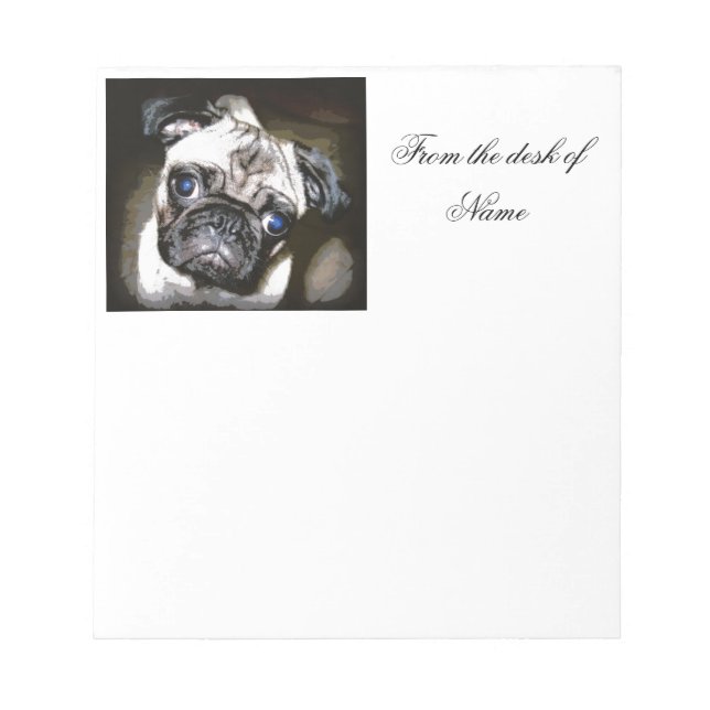 customized black cat notepad (Front)