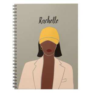 Customized Black Queen , African American Notebook