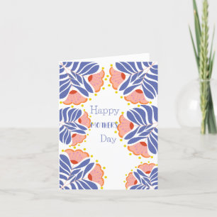 Customized Blooming Tulips for Best Mom Holiday Card