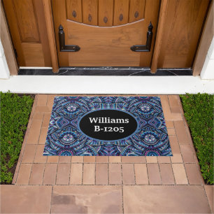 Customized Blue Haze Doormat