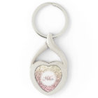 Customized Blush Pink Pretty Glitter Monogram Name